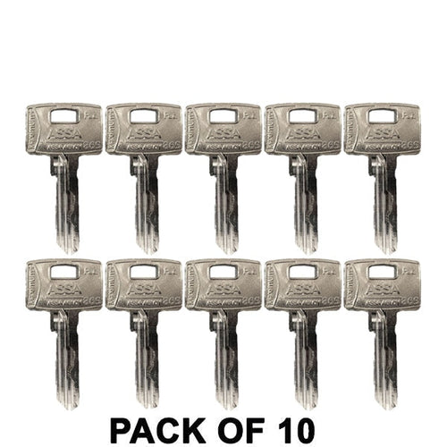 10 x ASSA - Maximum+ - Key Blanks (Bundle of 10)