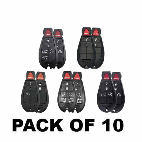 10 x 2008-2018 Dodge Chrysler Jeep / Fobik Key / M3N5WY783X (Bundle of 10)