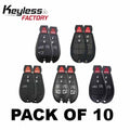 10 x 2008-2018 Dodge Chrysler Jeep / Fobik Key / M3N5WY783X (Bundle of 10)