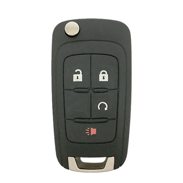 10 x 2010-2019 Chevrolet GM / 4-Button Flip Key HS / PN: 20835404 / OHT0106051 (OEM Recase)