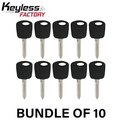 10 x H74 / H86 Ford Mazda Lincoln Transponder Key (4D60 Chip) (AFTERMARKET) (BUNDLE OF 10)