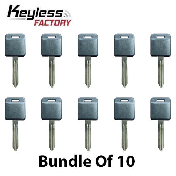 10 x 2014-2019 Nissan Rogue - NI07 Transponder Key (AES Chip) (AFTERMARKET) (Bundle of 10)