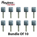 10 x 2014-2019 Nissan Rogue - NI07 Transponder Key (AES Chip) (AFTERMARKET) (Bundle of 10)
