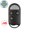 10 x 1995-1999 Infiniti / 4-Button Keyless Entry Remote / PN: 28268-40U15 / A269ZUA078 (OEM Recase)
