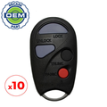 10 x 2000-2002 Nissan Infiniti / 4-Button Keyless Entry Remote / PN: 28268-4Y900 / NHVWBU43 (OEM Recase)
