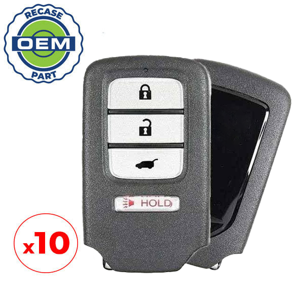 10 x 2016-2022 Honda HR-V Fit / 4-Button Smart Key / PN: 72147-T7S-A01 / KR5V1X (OEM Recase)