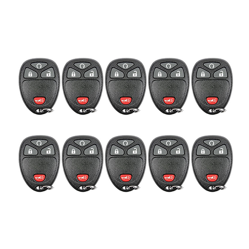 10 x 2007-2017 GM / 4-Button Keyless Entry Remote / OUC60270 / (AFTERMARKET) (BUNDLE OF 10)