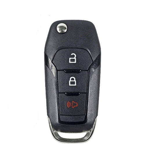 10 x 2015-2019 Ford / 3-Button Flip Key / PN: 164-R8130 / N5F-A08TAA (OEM Recase)