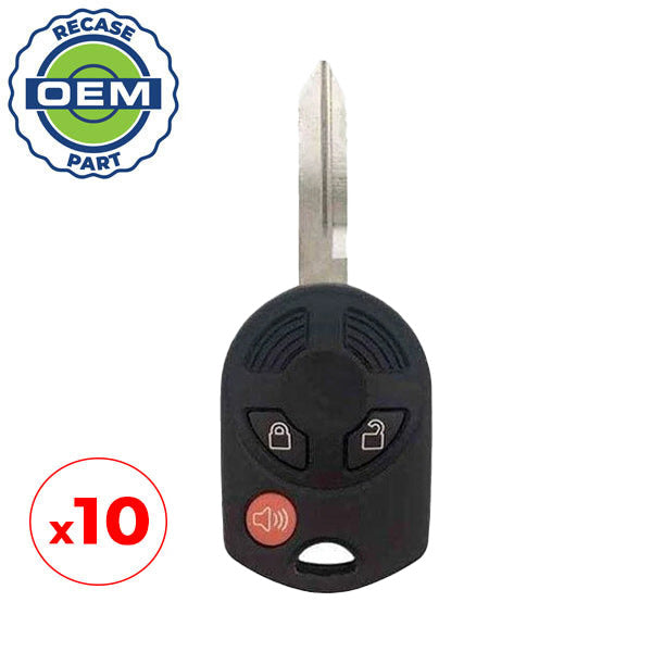 10 x 2011-2012 Ford Edge Fusion F-Series / 3-Button Remote Head Key / PN: 164-R7043 / OUCD6000022 / Chip 80 bit(OEM Reca