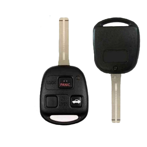 10 x 2001-2008 Lexus ES330 LS430 / 3-Button Remote Head Key / PN: 89070-33751 / HYQ12BBT (OEM Recase)