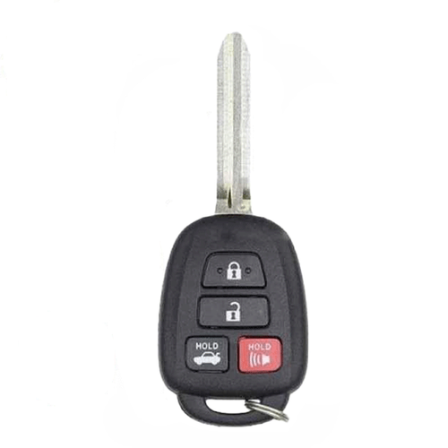 10 x 2014-2019 Toyota Corolla / 4-Button Remote Head Key / PN: 89070-06421 / HYQ12BEL (4D H) / Board 3710 (OEM Recase)
