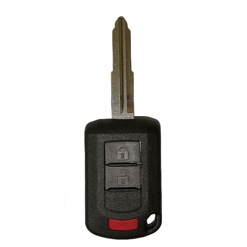 10 x 2013-2020 Mitsubishi Mirage / 3-Button Remote Head Key / PN: 6370B904 / OUCJ166N (OEM Recase)