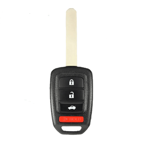 10 x 2013-2015 Honda Accord Civic / 4-Button Remote Head Key / PN: 35118-T2A-A20 / MLBHLIK6-1T (OEM Recase)