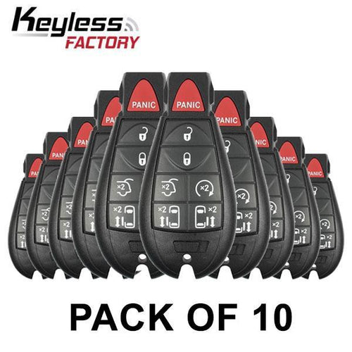 10 x 2008-2016 Chrysler Dodge VW / 7-Button Fobik Key / M3N5WY783X (Bundle of 10)