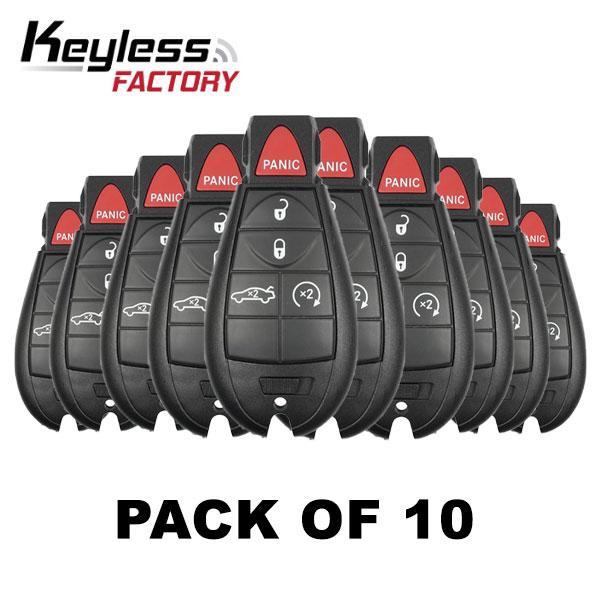10 x 2008-2013 Chrysler Dodge / 5-Button Fobik / M3N5WY783X (Bundle of 10)