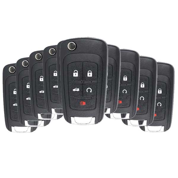10 x 2010-2020 GM / 5-Button Flip Key / OHT01060512 (BUNDLE OF 10)