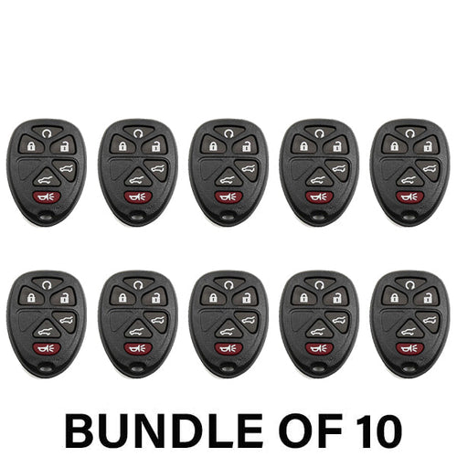 10 x 2007-2014 GM / 6-Button Keyless Entry Remote / PN: 15913427 / OUC60270 / (AFTERMARKET) (BUNDLE OF 10)