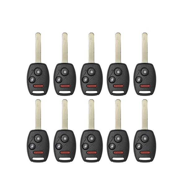 10 x 2005-2008 Honda Pilot / 3-Button Remote Head Key / CWTWB1U545 / (AFTERMARKET) (BUNDLE OF 10)
