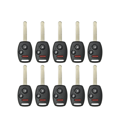 10 x 2005-2008 Honda Pilot / 3-Button Remote Head Key / CWTWB1U545 / (AFTERMARKET) (BUNDLE OF 10)