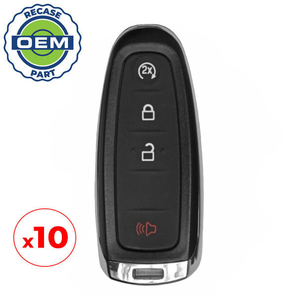 10 x 2011-2019 Ford / 4-Button Smart Key / PN: 164-R8182 / M3N5WY8609 (OEM Recase)