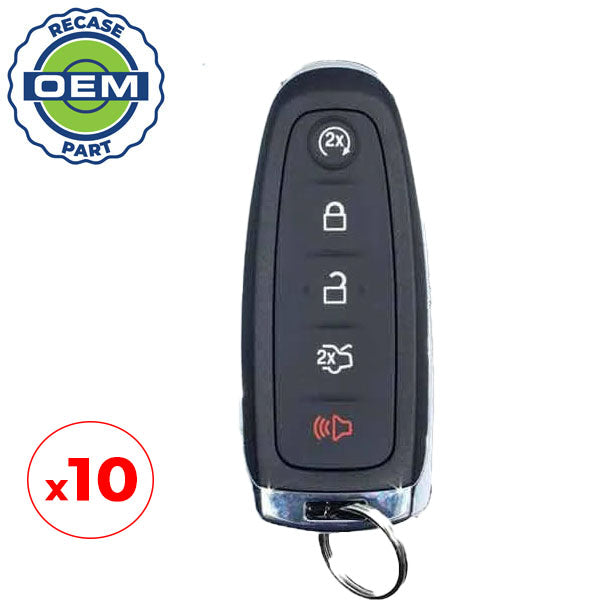 10 x 2012-2019 Ford / 5-Button Smart Key / PN: 164-R8092 / M3N5WY8609 (OEM Recase)