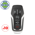 10 x 2013-2017 Ford Lincoln / 5-Button Smart Key / PN: 164-R7989 / M3N-A2C31243300 (OEM Recase)