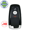 10 x 2017-2019 Ford / 3-Button Smart Key / PN: 164-R8163 / M3N-A2C93142300 (OEM Recase)