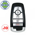 10 x 2017-2020 Ford Explorer Expedition / 5-Button Smart Key / PN: 164-R8198 / M3N-A2C931426 (OEM RECASE)