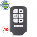10 x 2011-2019 Honda Odyssey / 7-Button Smart Key / PN: 72147-THR-A31 / KR5V2X (OEM Recase)