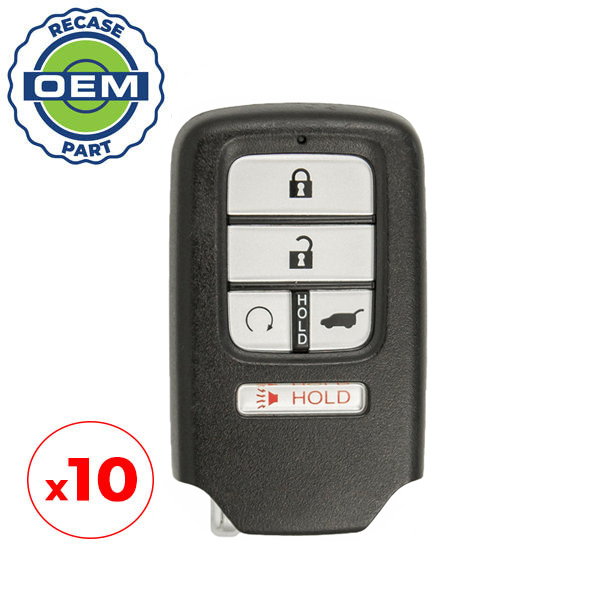 10 x 2016-2020 Honda CR-V Civic Pilot / 5-Button Smart Key / PN: 72147-TLA-A21 / KR5V2X V44 (Driver 2) (OEM Recase)