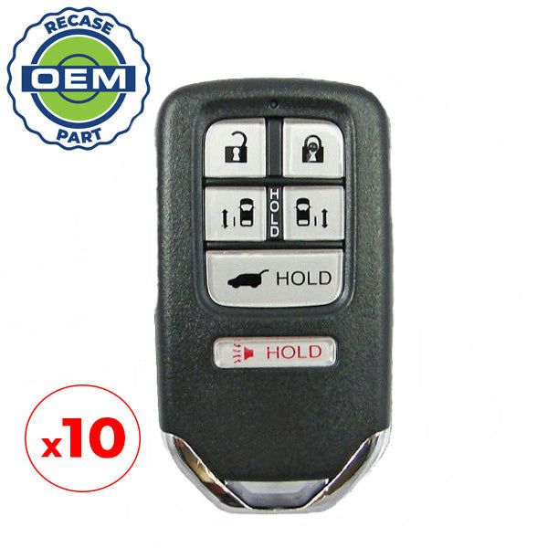 10 x 2014-2019 Honda / 6-Button Smart Key / PN: 72147-TK8-A71 / KR5V1X (OEM Recase)