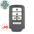 10 x 2014-2017 Honda Odyssey / 5-Button Smart Key / PN: 72147-TK8-A81 / KR5V1X (OEM Recase)