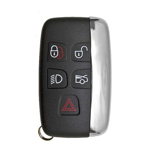 10 x 2011-2020 Jaguar / 5-Button Smart Key / PN: EW93-15K601-BD / KOBJTF10A (OEM Recase)