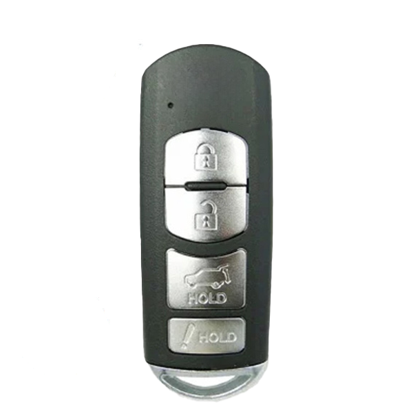10 x 2016-2019 Mazda CX-5 CX-9 / 4-Buttons Smart Key / PN: TK52-67-5DY / WAZSKE13D02 (OEM Recase)