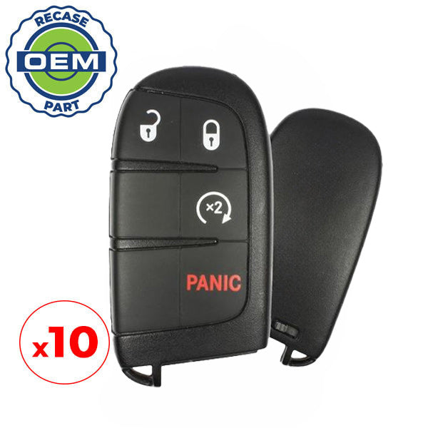 10 x 2011-2020 Dodge Durango Journey / 4-Button Smart Key / PN: 68066350AA / M3N-40821302 (OEM Recase)