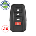 10 x Toyota Camry / 4-Button Proximity Smart Key / PN: 89904-06350 / HYQ14FBC (OEM Recase)