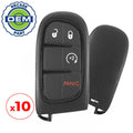 10 x 2013-2018 Dodge Ram / 4-Button Smart Key / PN: 56046956AE / GQ4-54T (OEM Recase)