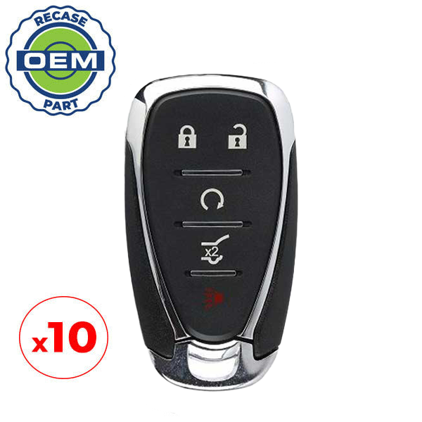 10 x 2018-2021 Chevrolet Blazer Traverse / 5-Button Smart Key / PN: 13529636 / HYQ4EA (OEM Recase)