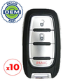 10 x 2017-2020 Chrysler Pacifica / 3-Button Smart Key / PN: 68217827AC / M3N-97395900 (OEM RECASE)