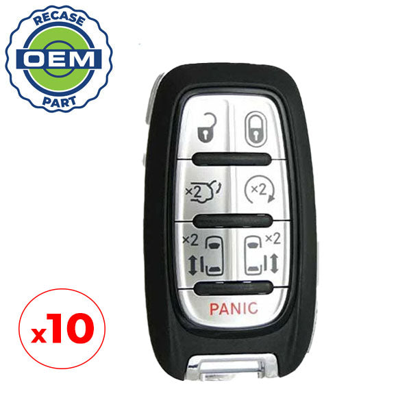 10 x 2017-2019 Chrysler Pacifica / 7-Button Smart Key / PN: 68217832AC / M3N-97395900 (OEM Recase)