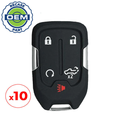 10 x 2019-2023 Chevrolet / 5-Button Smart Key / PN: 13508398 / HYQ1EA (OEM Recase)