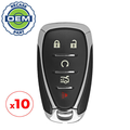 10 x 2021-2024 Chevrolet Camaro / 5-Button Smart Key / PN: 13522891 / HYQ4ES (OEM Recase)