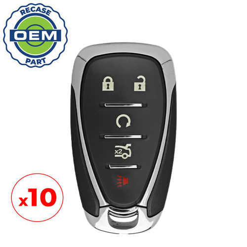 10 x 2021-2024 Chevrolet Camaro / 5-Button Smart Key / PN: 13522891 / HYQ4ES (OEM Recase)