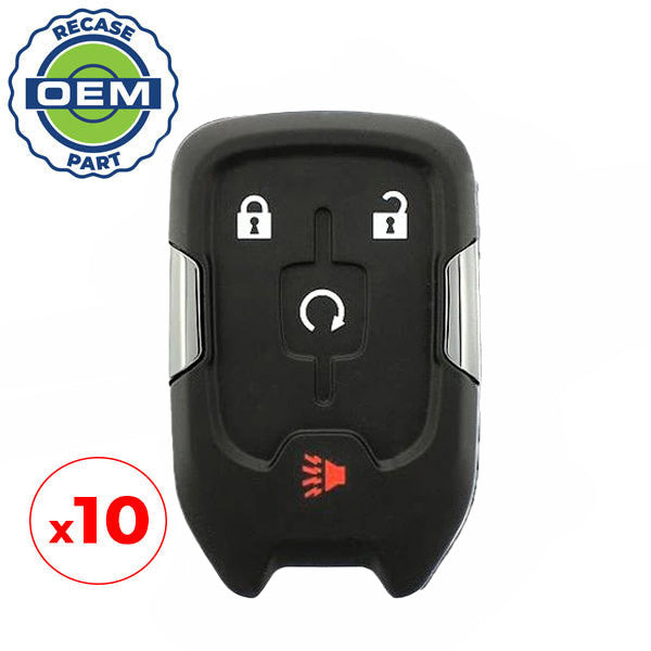 10 x 2017-2022 GMC / 4-Button Smart Key / PN: 13584513 / HYQ1EA (OEM Recase)