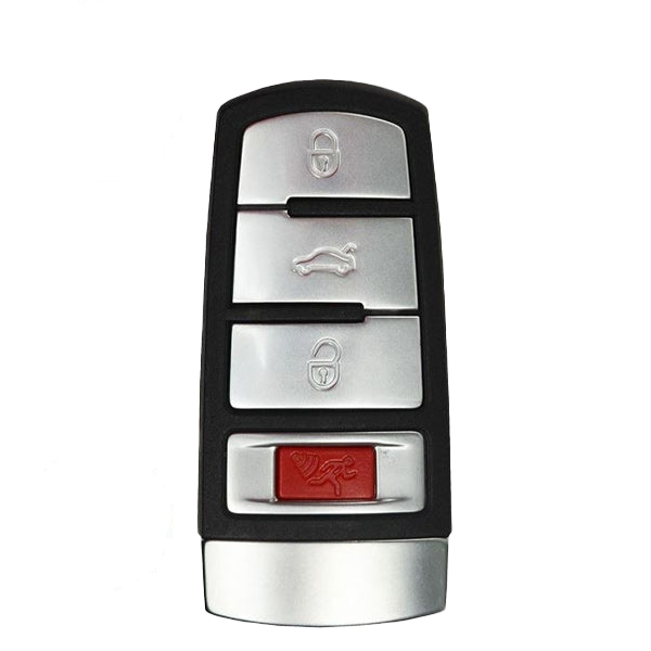 10 x 2006-2015 Volkswagen / 4-Button Smart Key / PN: HLO 3C0 959 752 N / NBG009066T (OEM Recase)
