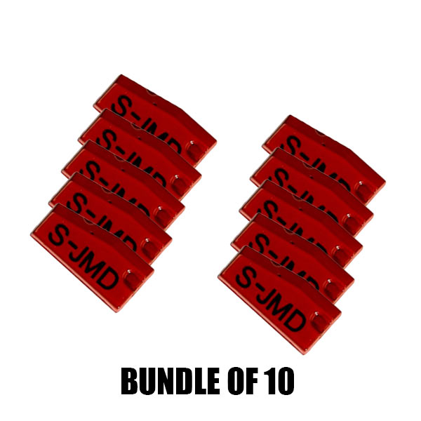 10 x JMD - Cloneable Red Super Chip - 46 / 4C / 4D / T5 / G / 47 / 48 - Handy Baby Cloner (BUNDLE OF 10)