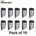 10 x Xhorse - XEKF21EN - Super Remote / Knife Type / 3-Button Universal Flip Key / VVDI Super Chip for VVDI Tools (BUNDL