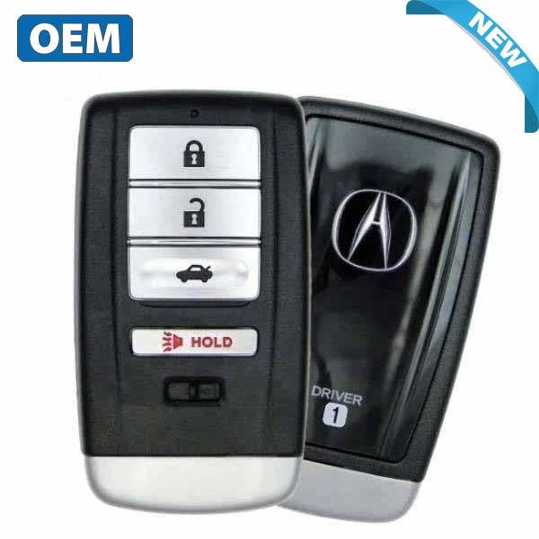 2015-2020 Acura ILX RLX TLX / 4-Button Smart Key / PN: 72147-TZ3-A01 / KR5V1X (Driver 1) (OEM)