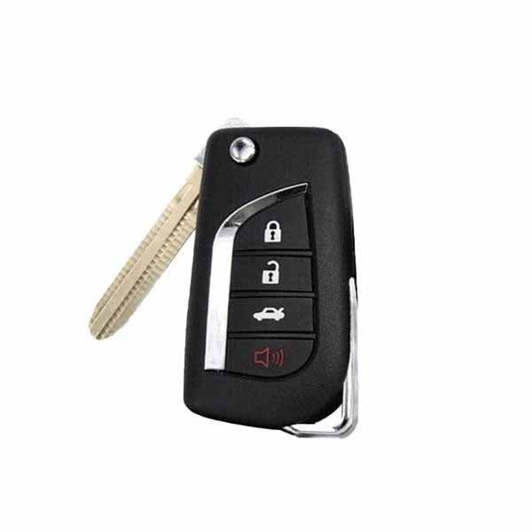 2015-2017 Toyota Sienna Tundra Tacoma / 4-Button Flip Key / PN: 89742-AE011 / GQ43VT20T (H Chip) (AFTERMARKET)