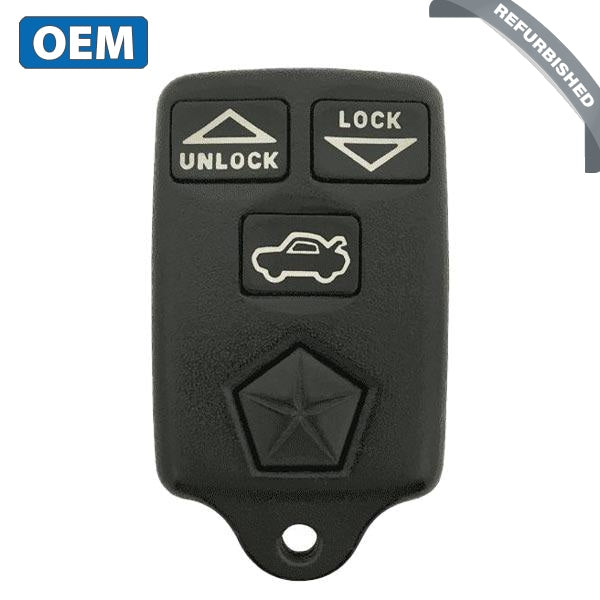 1991-1997 Chrysler Dodge / 3-Button Keyless Entry Remote / PN: 04469341 / GQ43VT5T (OEM Refurb)